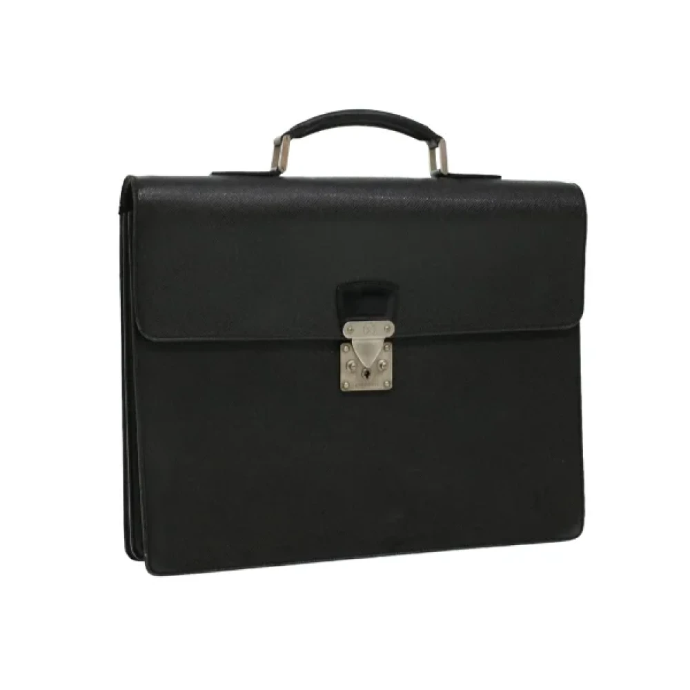 Pre-owned Svart lerret Louis Vuitton koffert