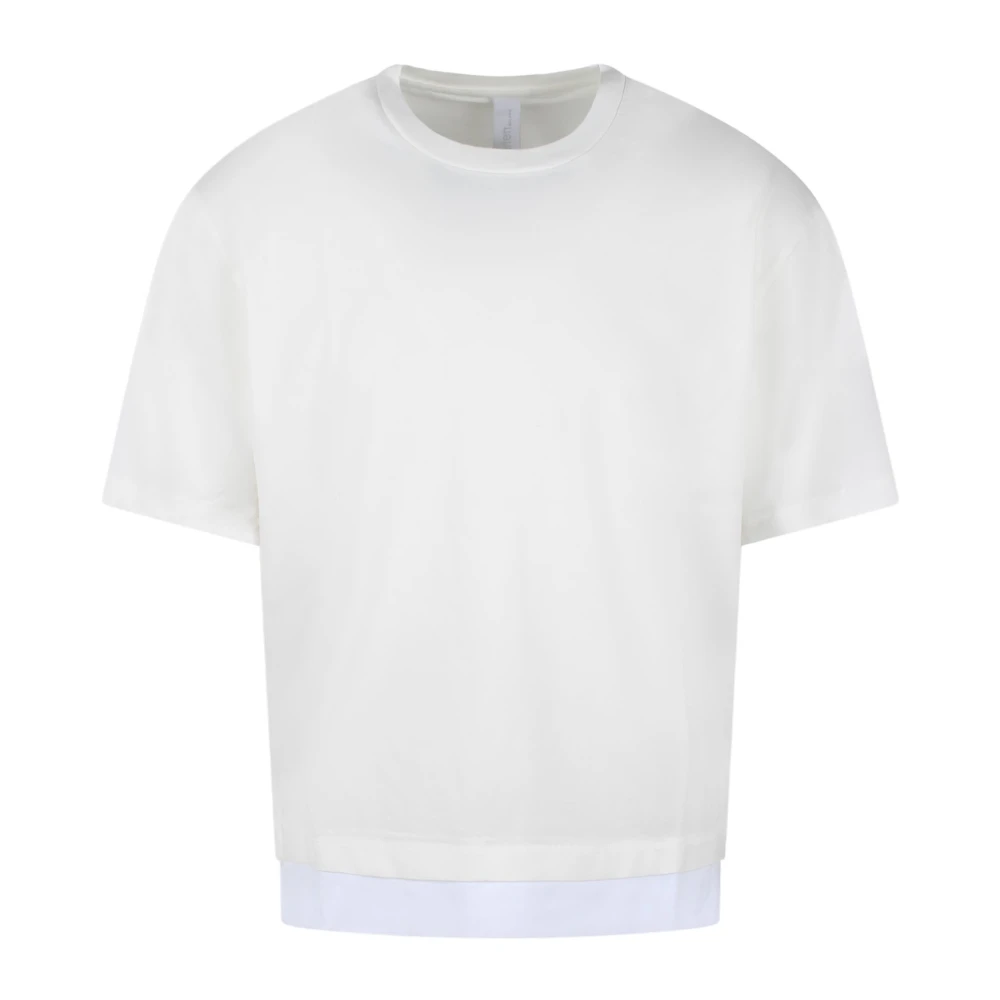 Neil Barrett Slim Fit Crew Neck T-Shirt White Heren