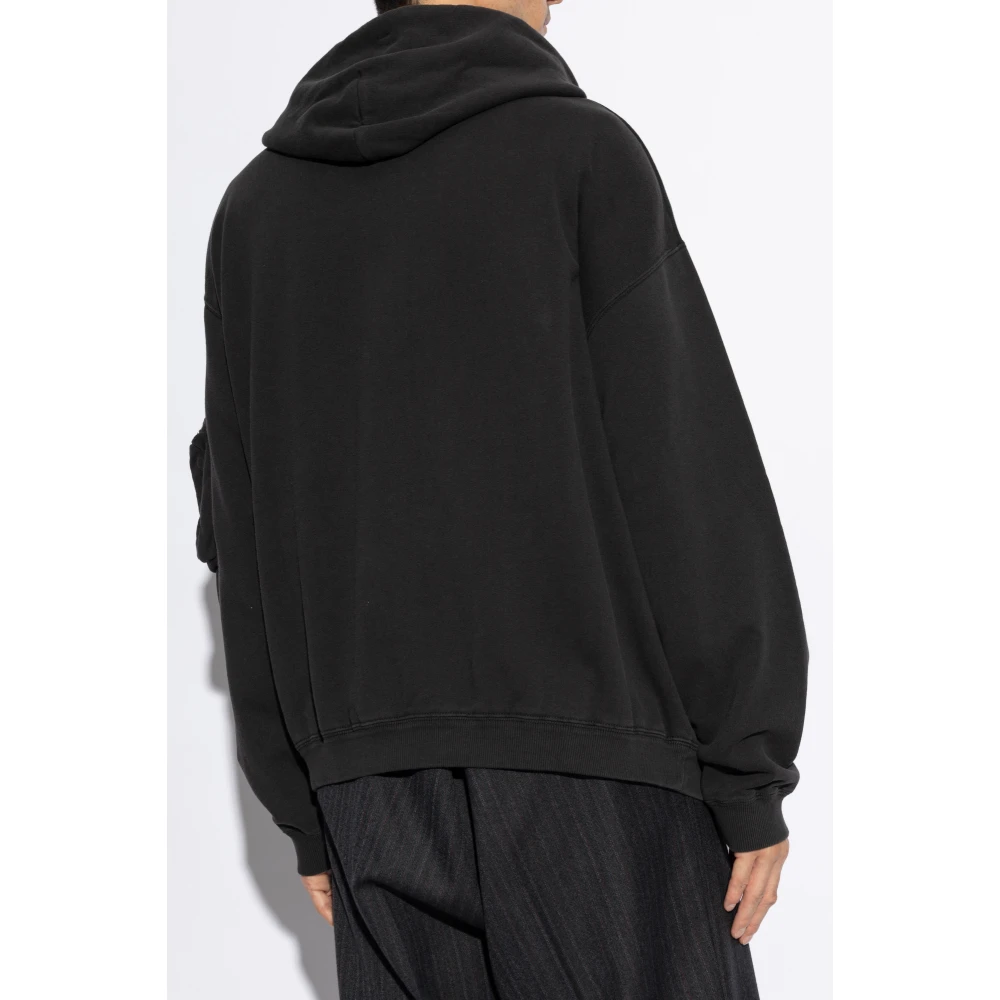 MM6 Maison Margiela Sweatshirt met meerdere zakken Black Heren