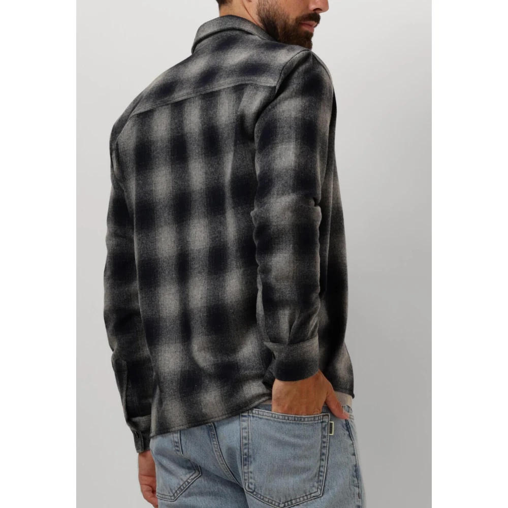 Genti Grijs Overshirt voor Mannen Gray Heren