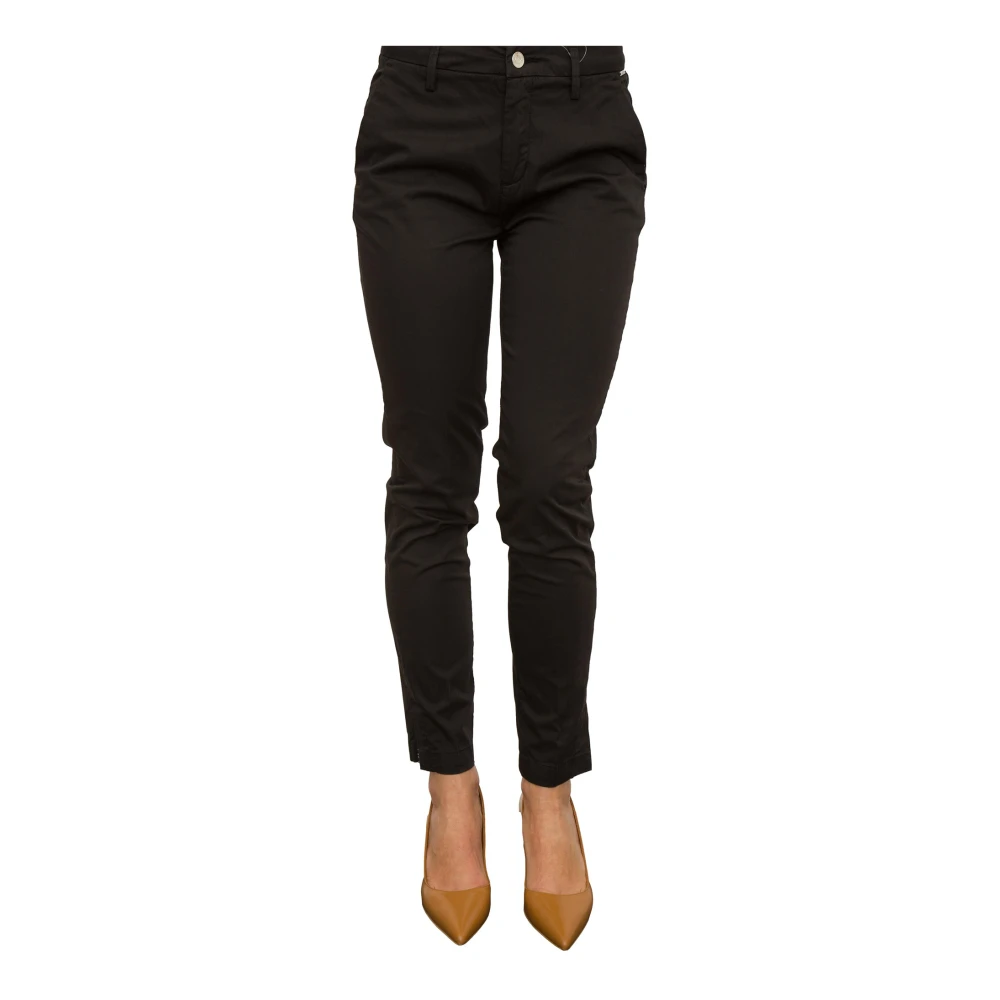 Liu Jo Mujer Negro Pantalones, Talla: W27