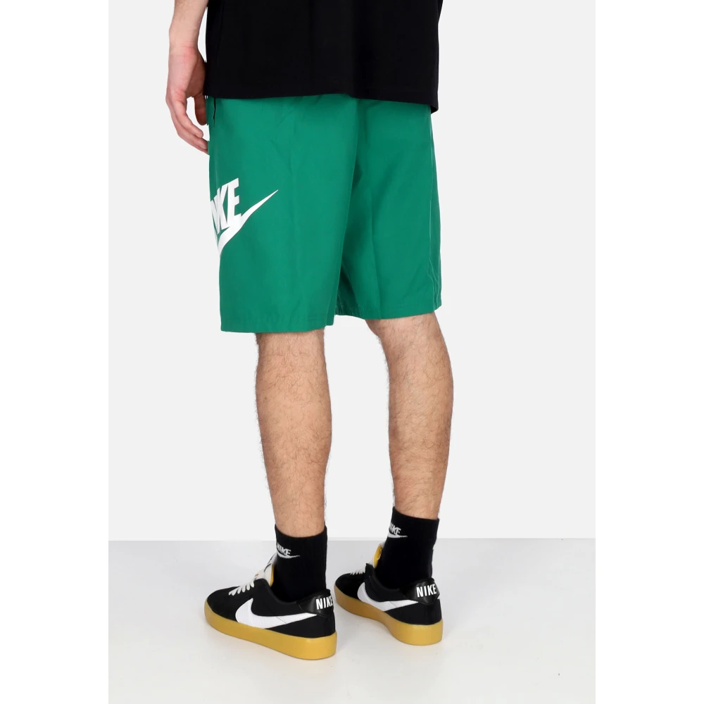 Nike Club Geweven Korte Broek Malachiet Wit Green Heren