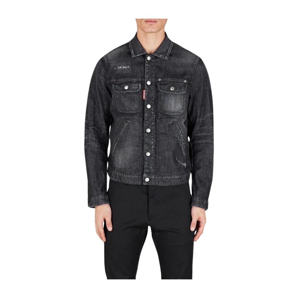 Jackets > Denim Jackets - - Dsquared2 - Modalova