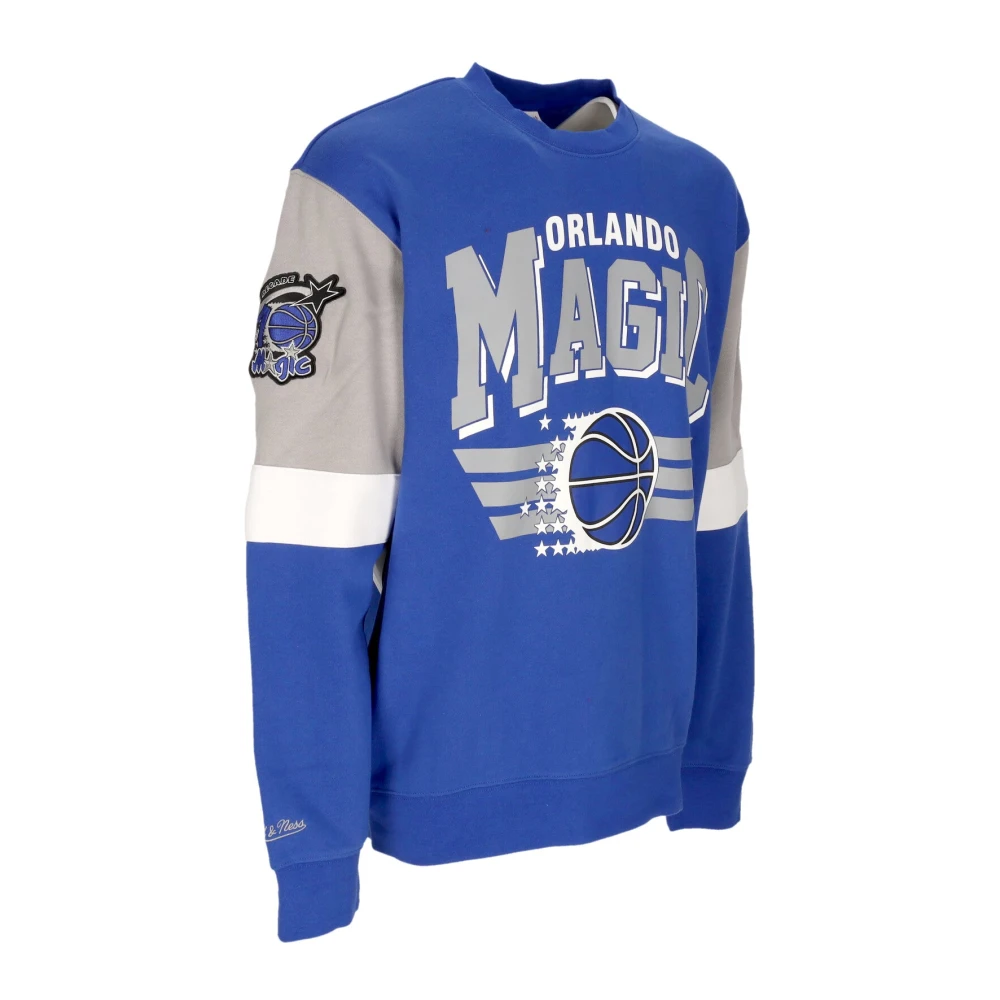 Mitchell & Ness Orlando Magic Crewneck Sweatshirt NBA Blue Heren