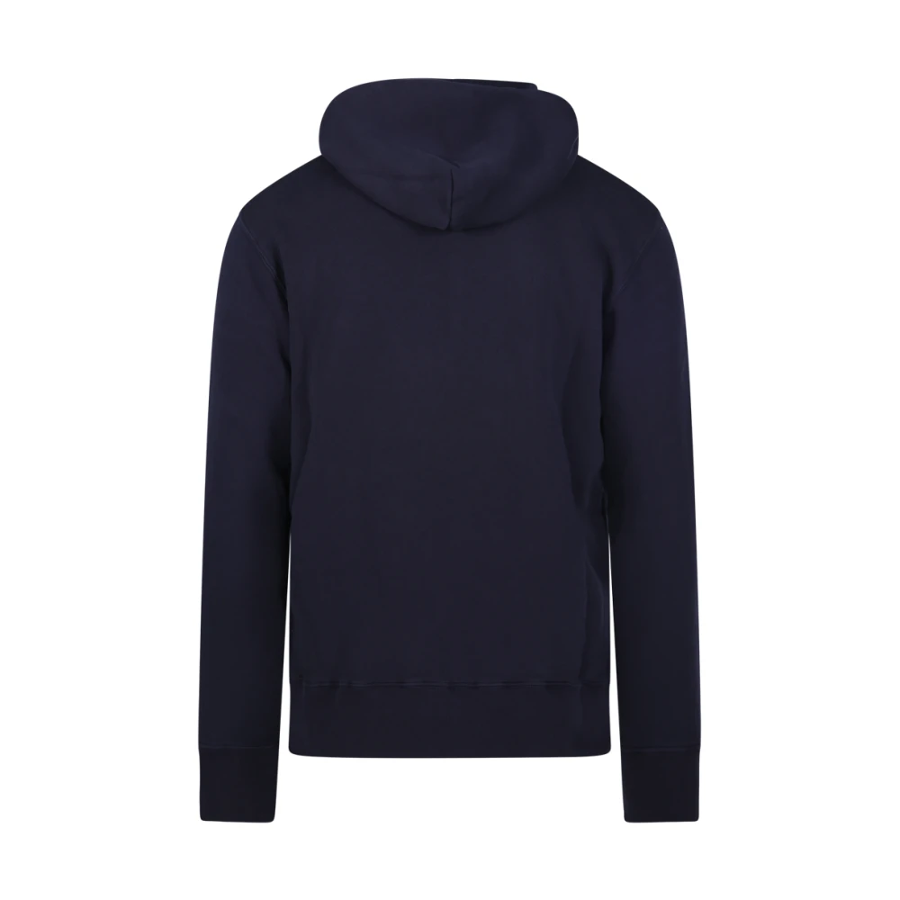 Autry Jersey Hoodie Sweatshirt Blue Heren