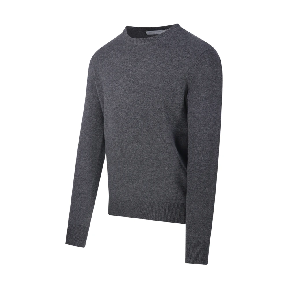 Cashmere Company Asfalto Ronde Hals Sweater Gray Heren