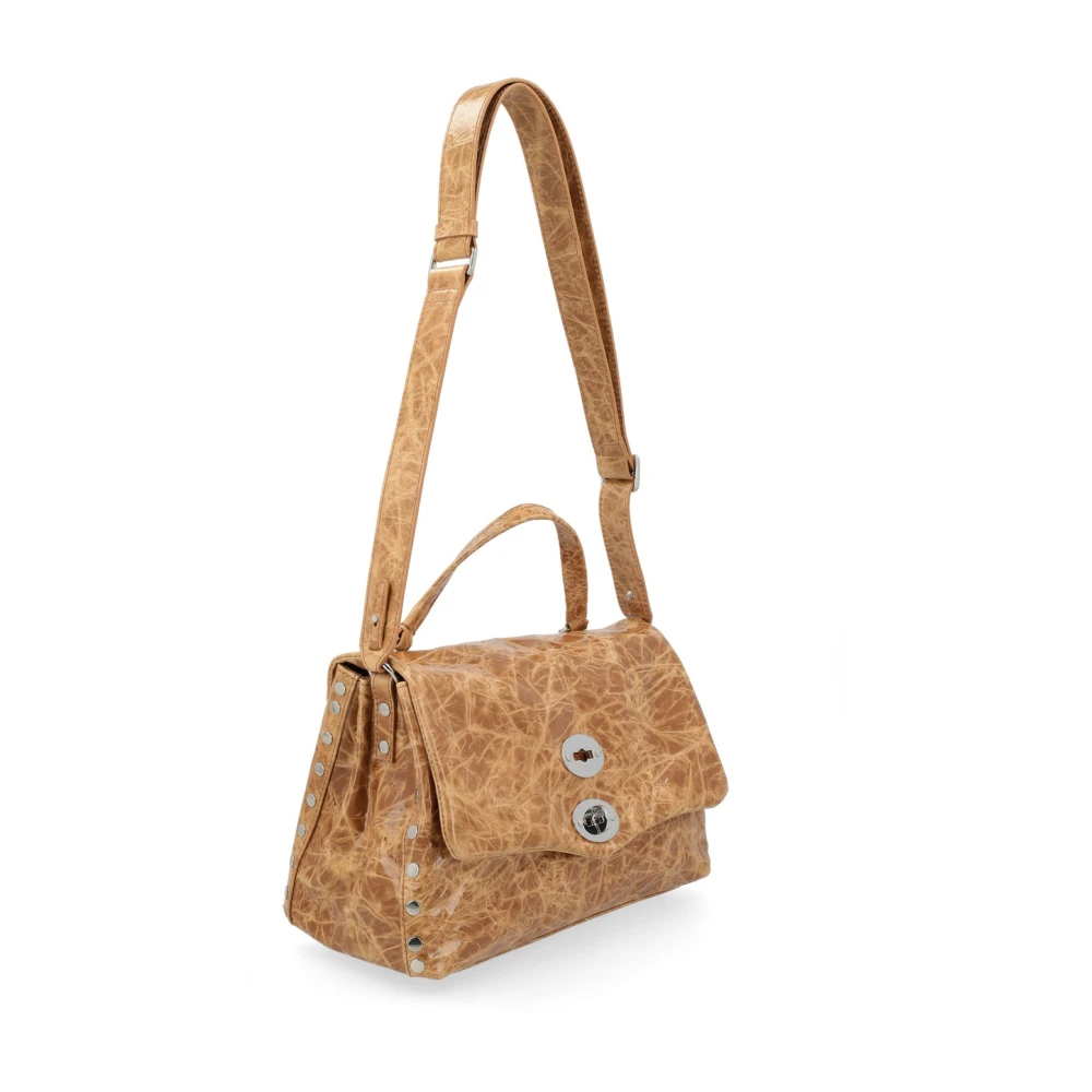 Zanellato Bruine Postina Jagger Schoudertas Brown Dames