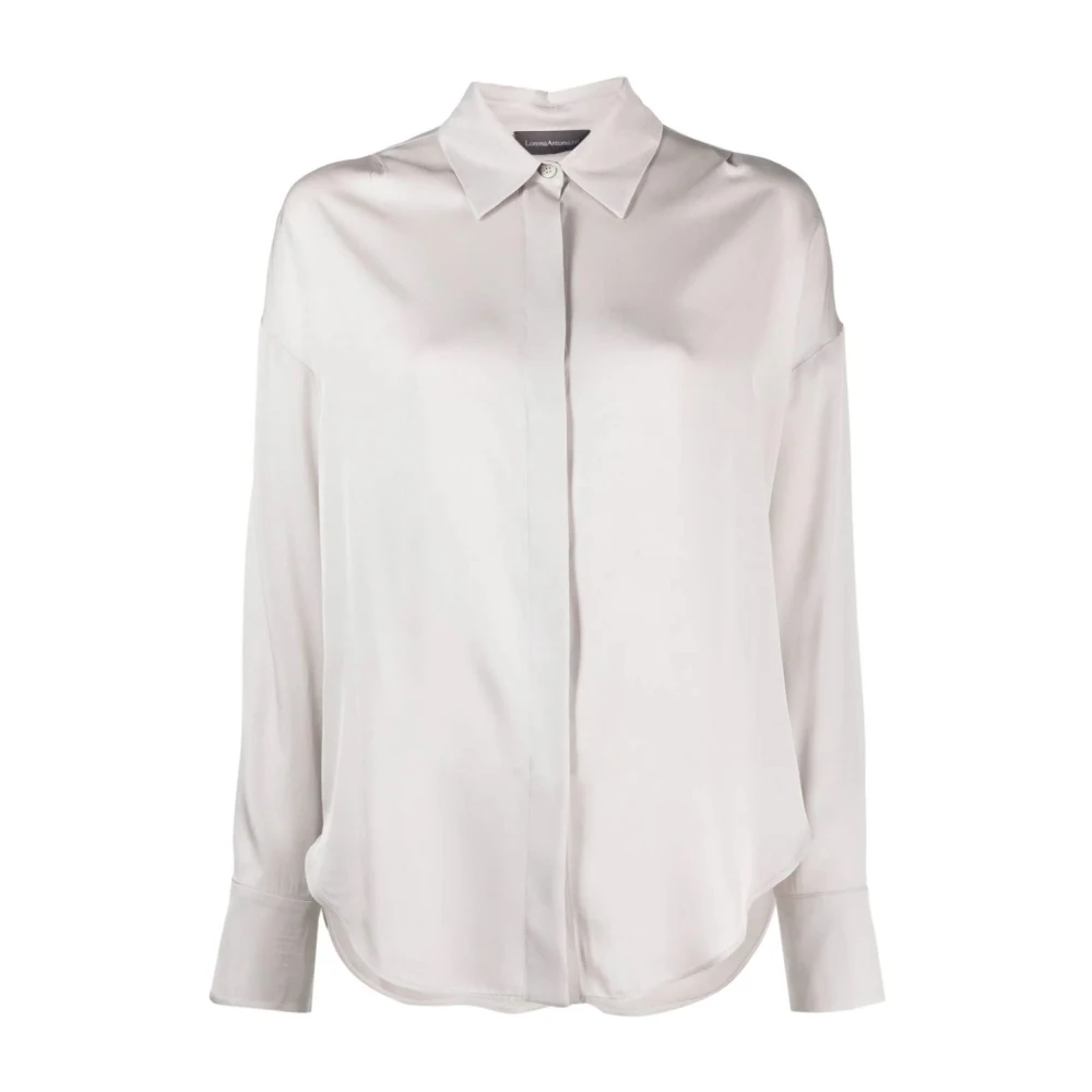 Lorena Antoniazzi Casual Langemouwshirt in Grijs Gray Dames