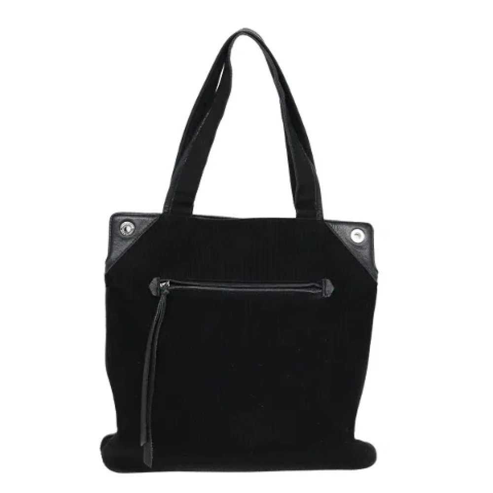 Burberry Vintage Pre-owned Corduroy handbags Black Dames