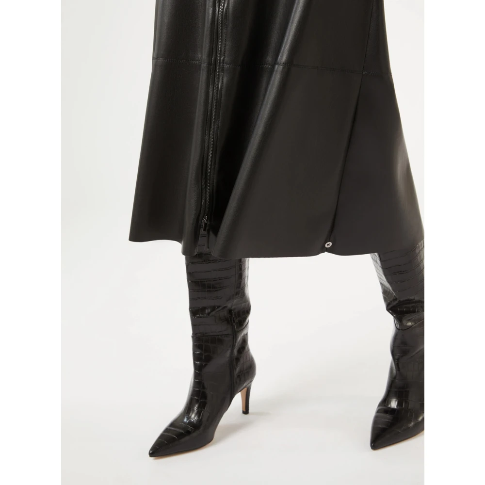 Pennyblack Chique Vespa Jersey Midi Rok Black Dames