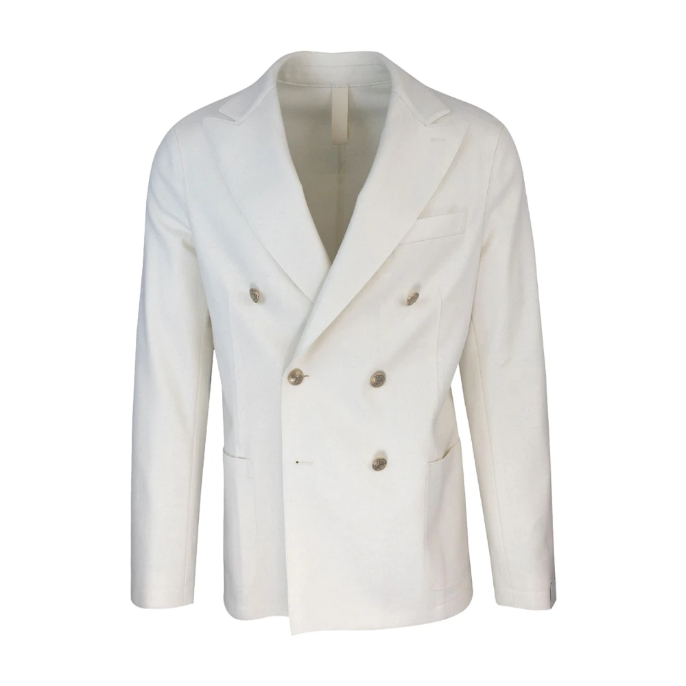 Eleventy Klassieke Witte Jas White Heren