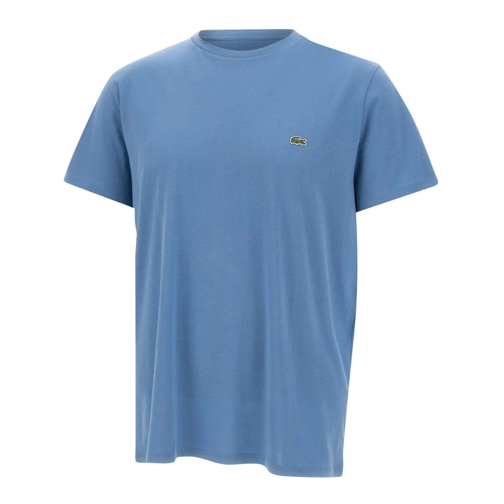 Lacoste Men's Blue T-Shirts, Xl, Crew Neck Pima Cotton Jersey T-Shirt