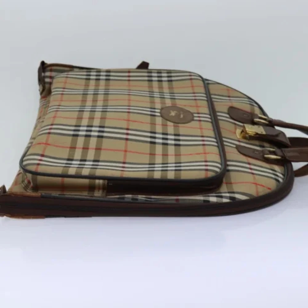 Burberry Vintage Pre-owned Canvas travel-bags Beige Dames