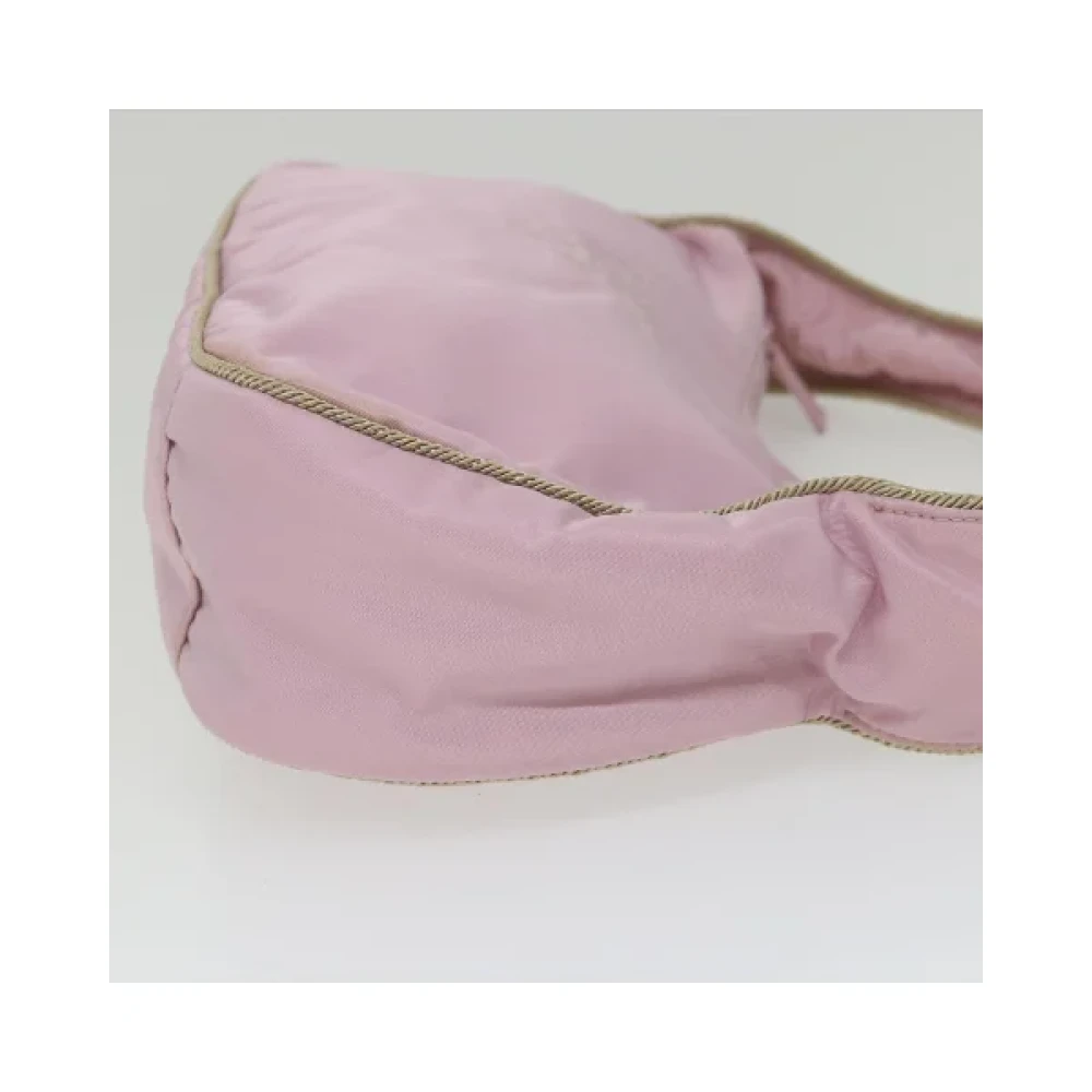 Prada Vintage Pre-owned Nylon prada-bags Pink Dames