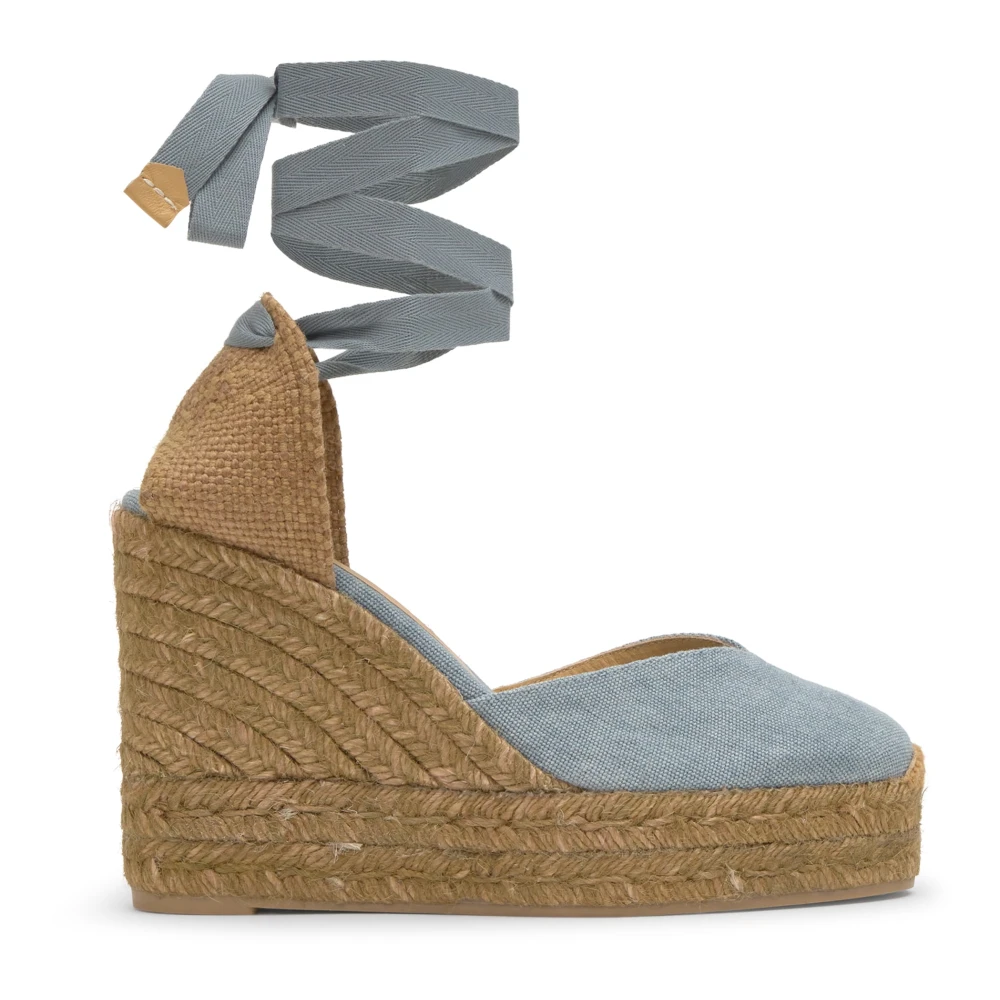 Castañer Women's Blue Wedges, 5 Uk, Chiara Espadrille