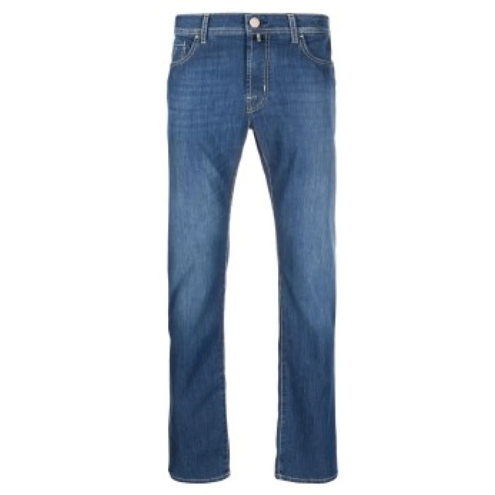 Jacob Cohën Men's Blue Slim-Fit Jeans - Slim Fit Jeans - W32 - Jeans