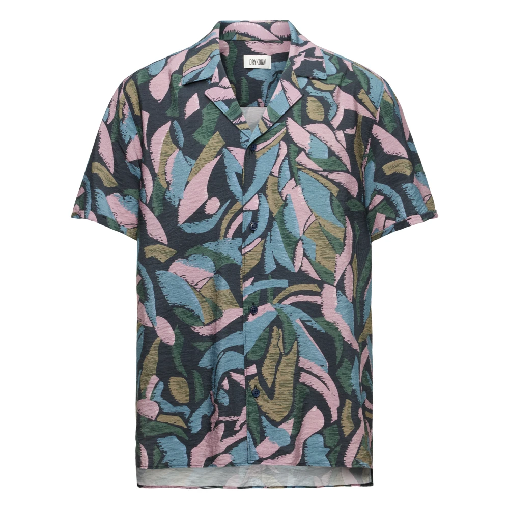 Drykorn Mannelijk Multicolor Overhemden Heren, Veelkleurig, L, Paarse Stijlvolle Top Voor Vrouwen