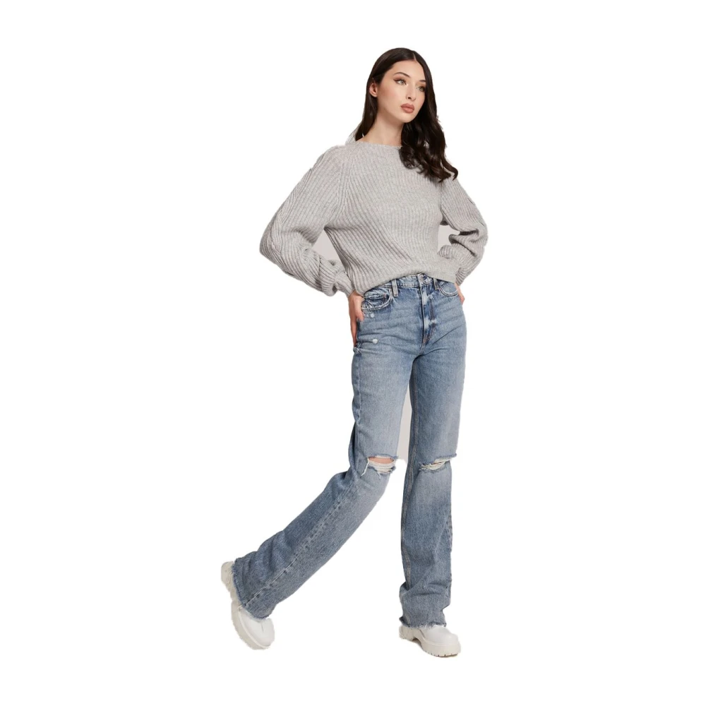 Guess Stijlvolle Broeken voor Mannen en Vrouwen Blue Dames