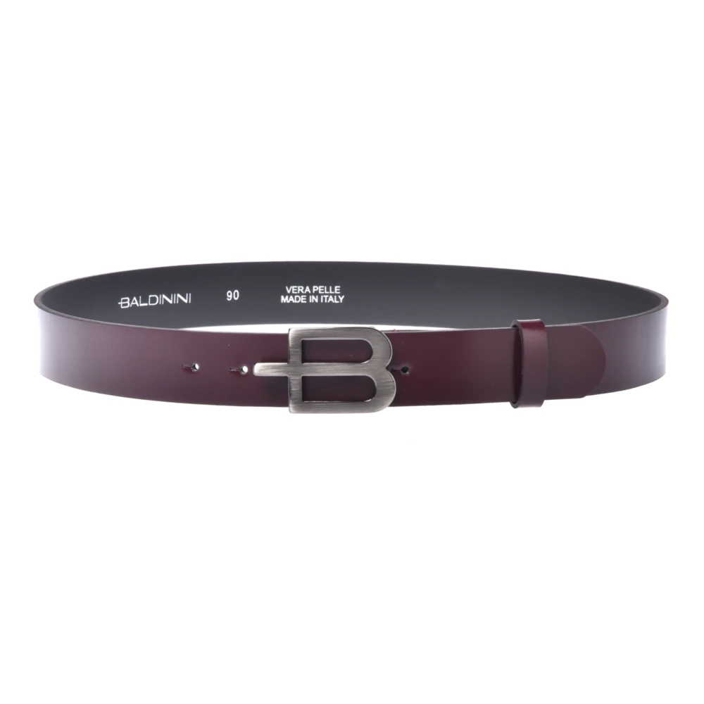 Baldinini Homme Rouge Accessoires, Taille: 110 Cm Brushed Leather Belt