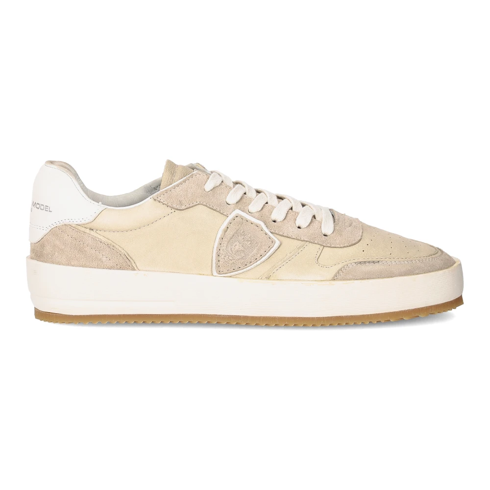 Philippe Model Beige Sneakers Nice Tennis