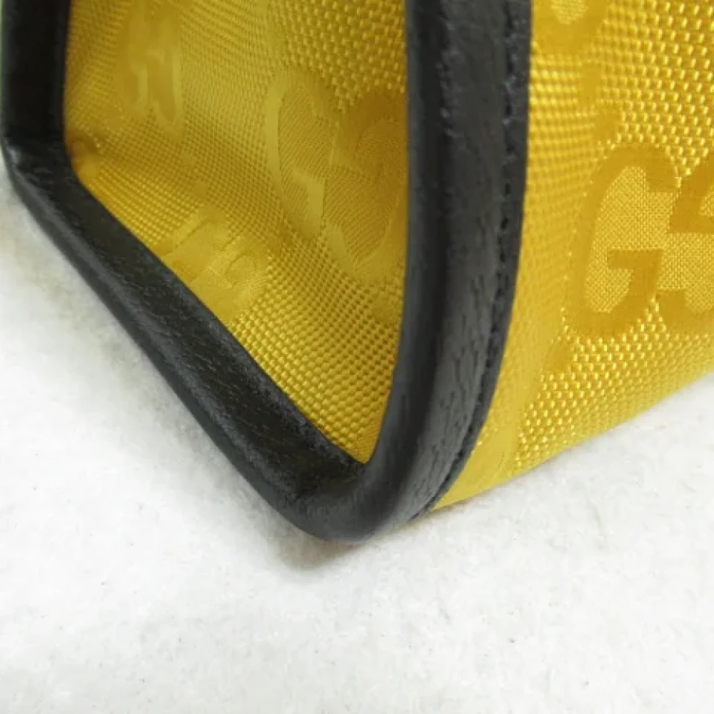Gucci Vintage Pre-owned Fabric totes Yellow Dames