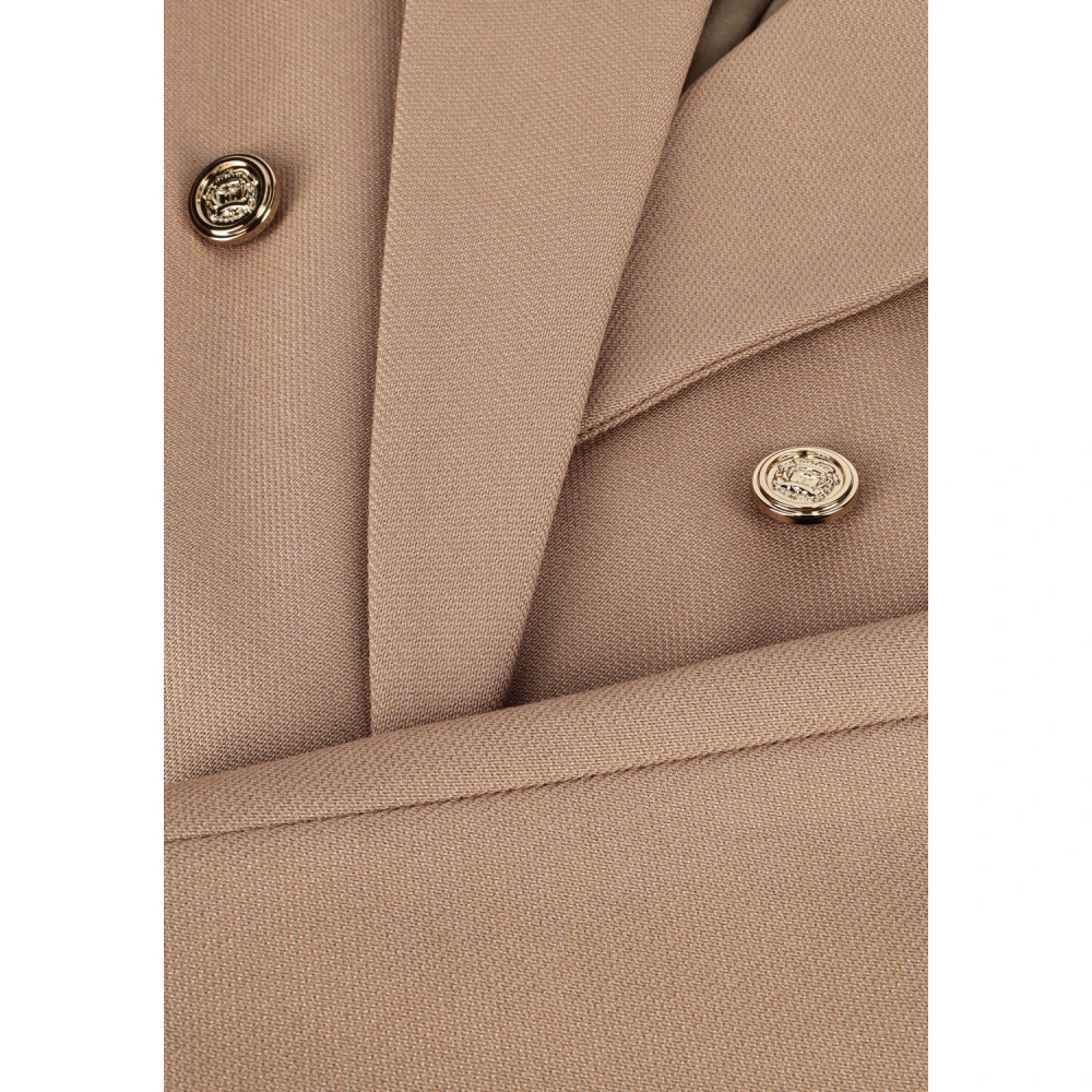 Co'Couture Taupe Uniform Blazer voor Vrouwen Beige Dames