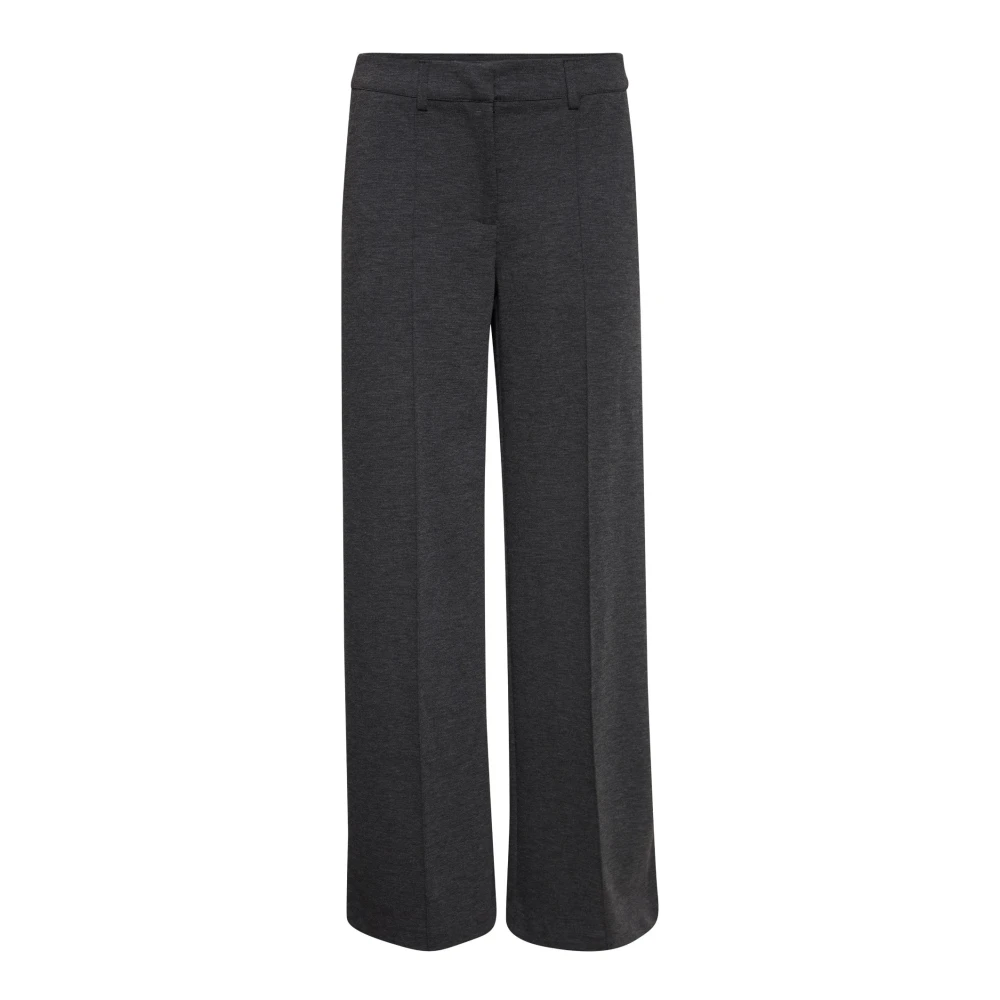 Ichi Donna Grigio Pantaloni Da Kate Office - Immagine 2