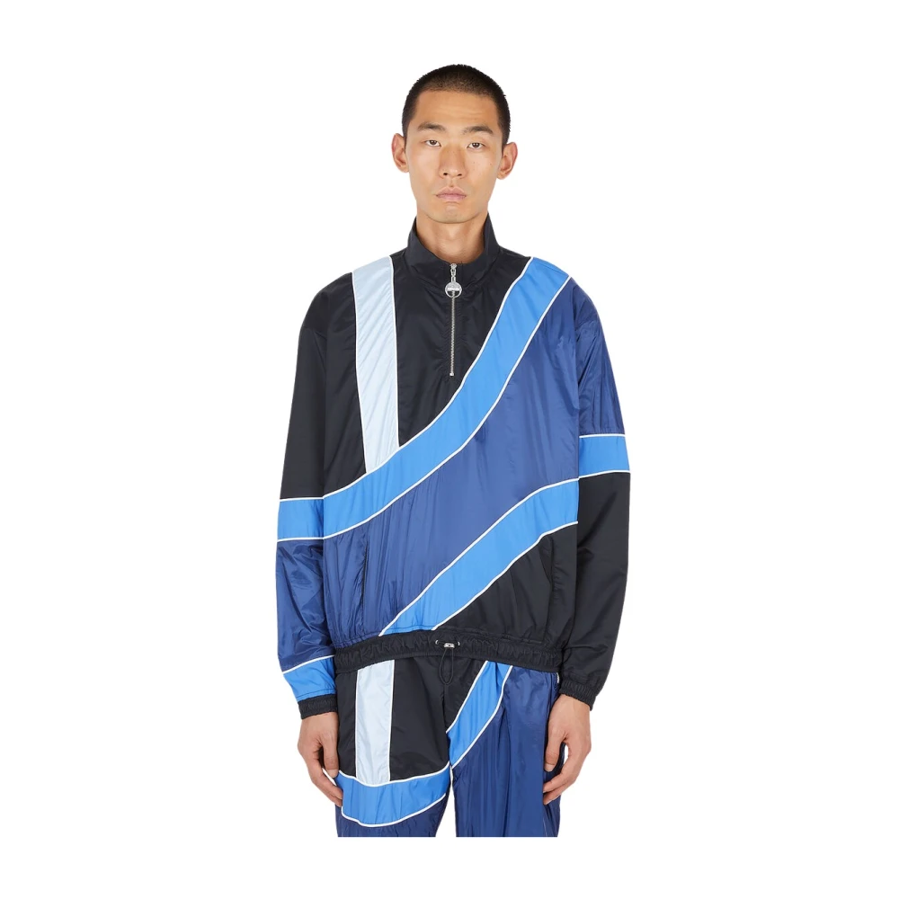 Ahluwalia Moderne Mannen Kike Track Sweatshirt Blue Heren