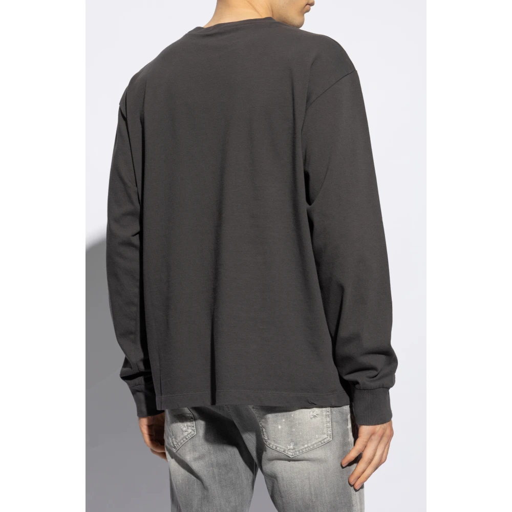 Dsquared2 T-shirt met logo Gray Heren