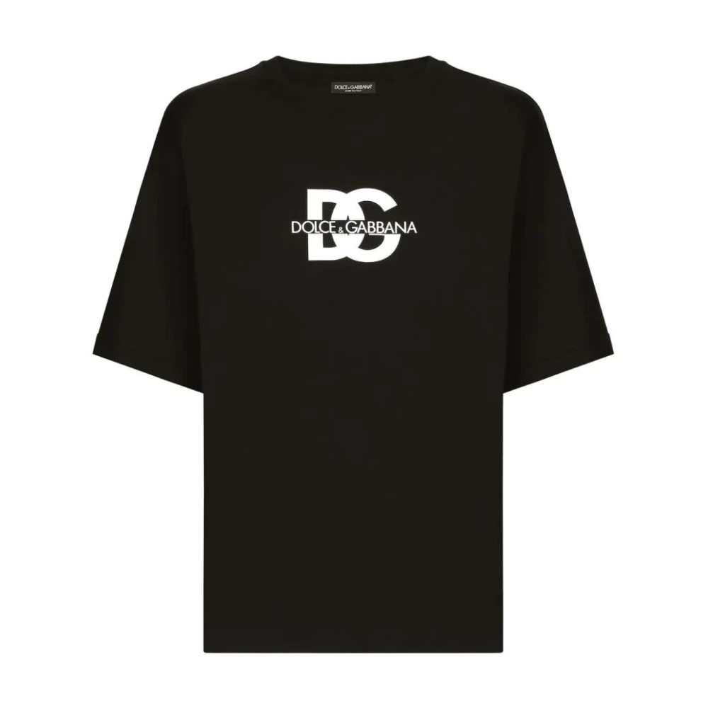 Dolce & Gabbana Nero T-shirt voor mannen Black Heren