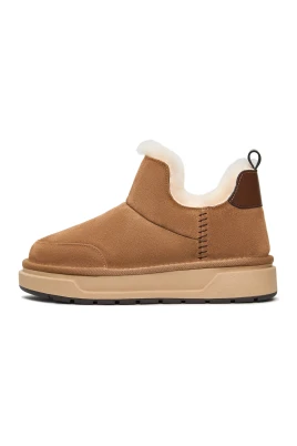 Brun Shearling Vinterstövlar Aspen