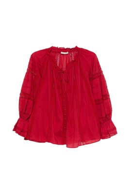 red-lace-detail-shirt