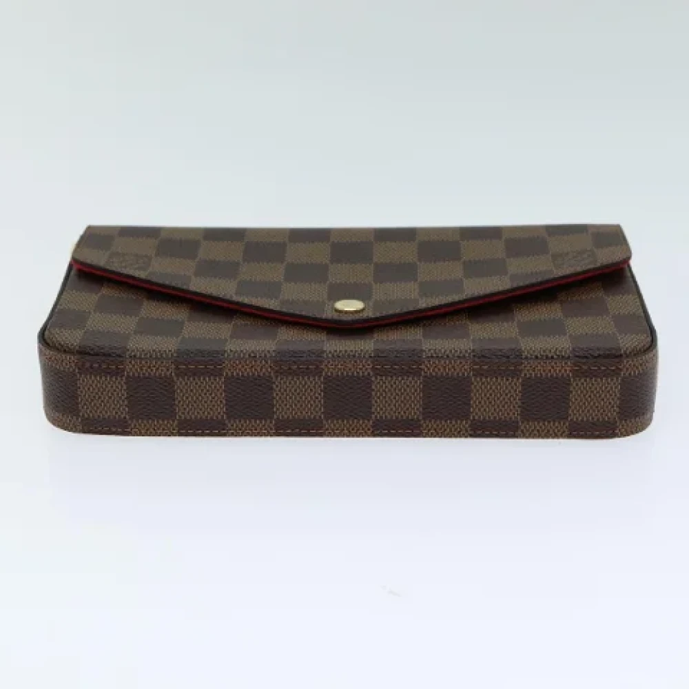Louis Vuitton Vintage Pre-owned Canvas shoulder-bags Brown Dames