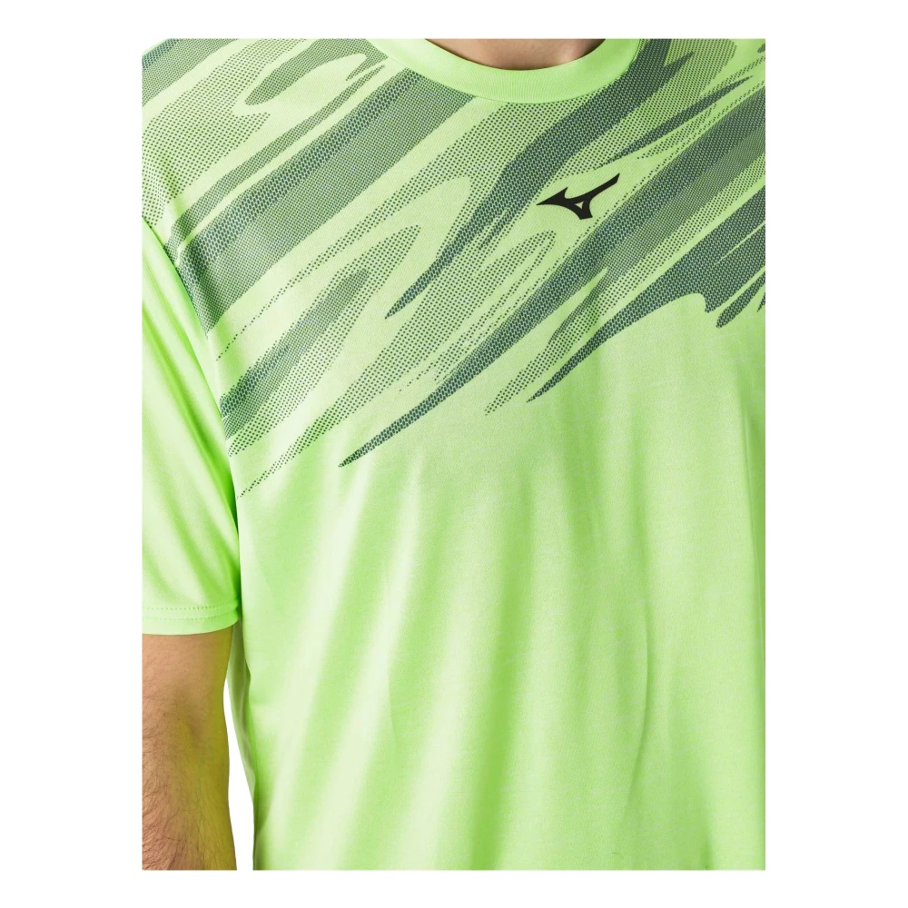 Mizuno Kern Grafisch Tee T-shirt Green Heren