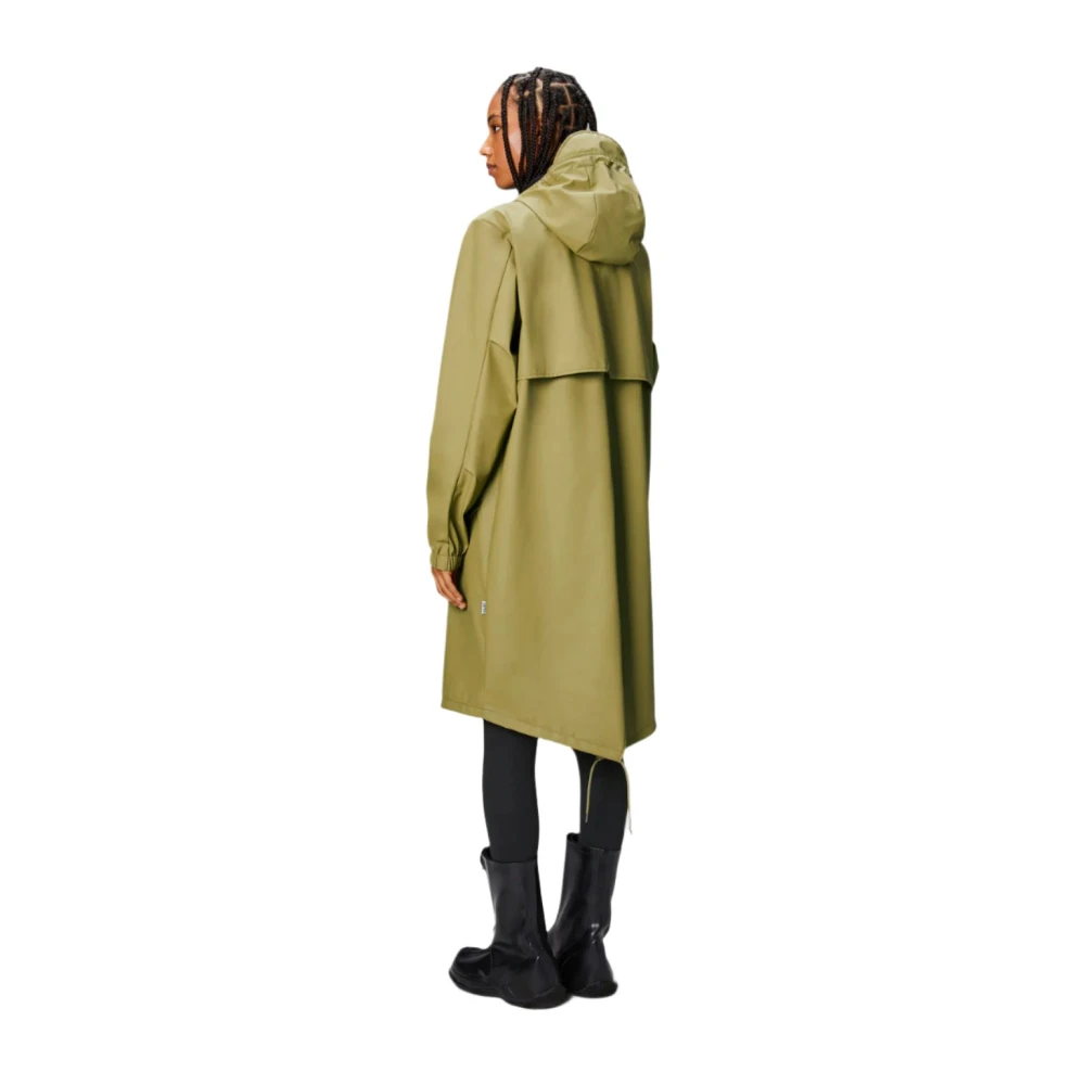 Rains Fishtail Parka Waterdicht Winddicht Lichtgewicht Green Dames