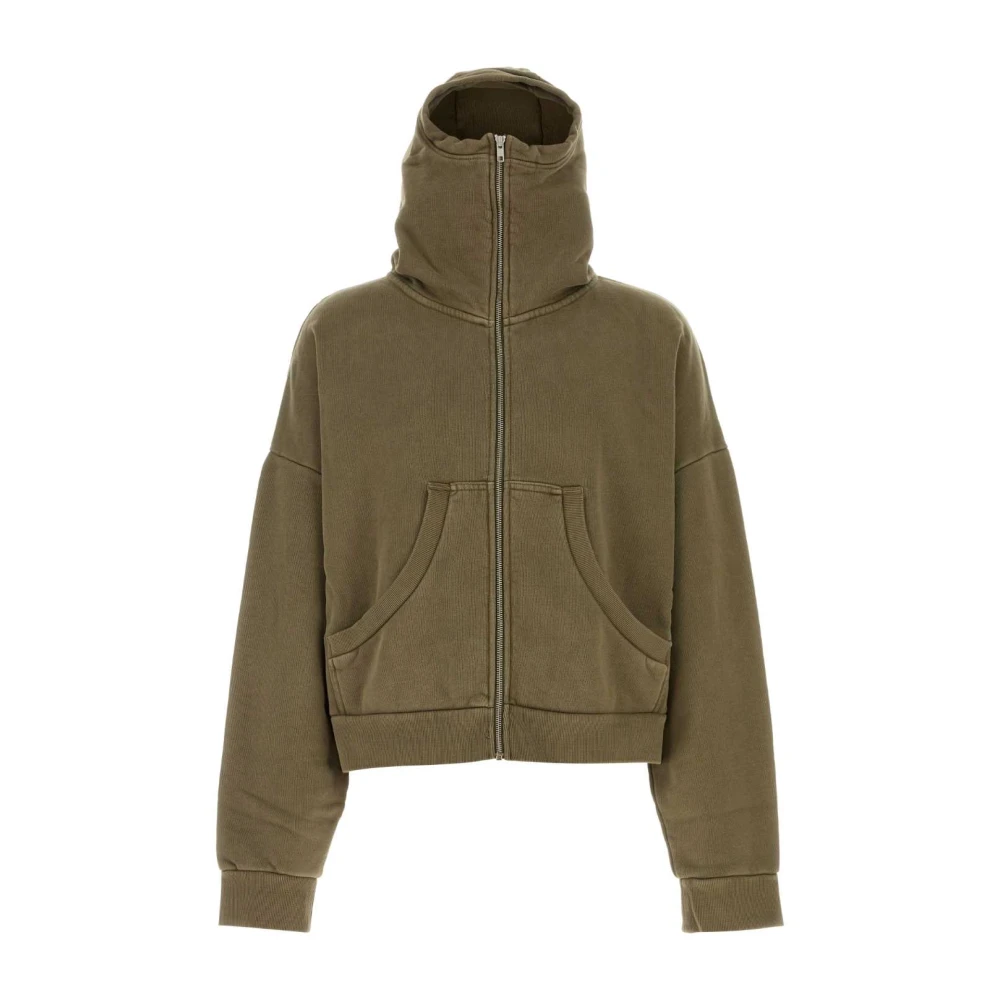 Entire Studios Oversize Army Green Katoenen Sweatshirt Green Heren