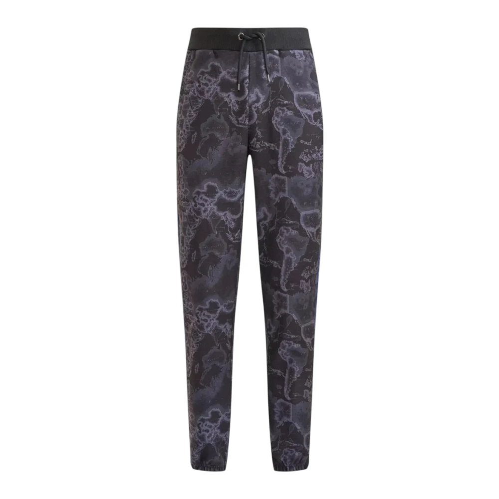 Alviero Martini 1a Classe Geo Night Zwarte Joggingbroek Black Heren