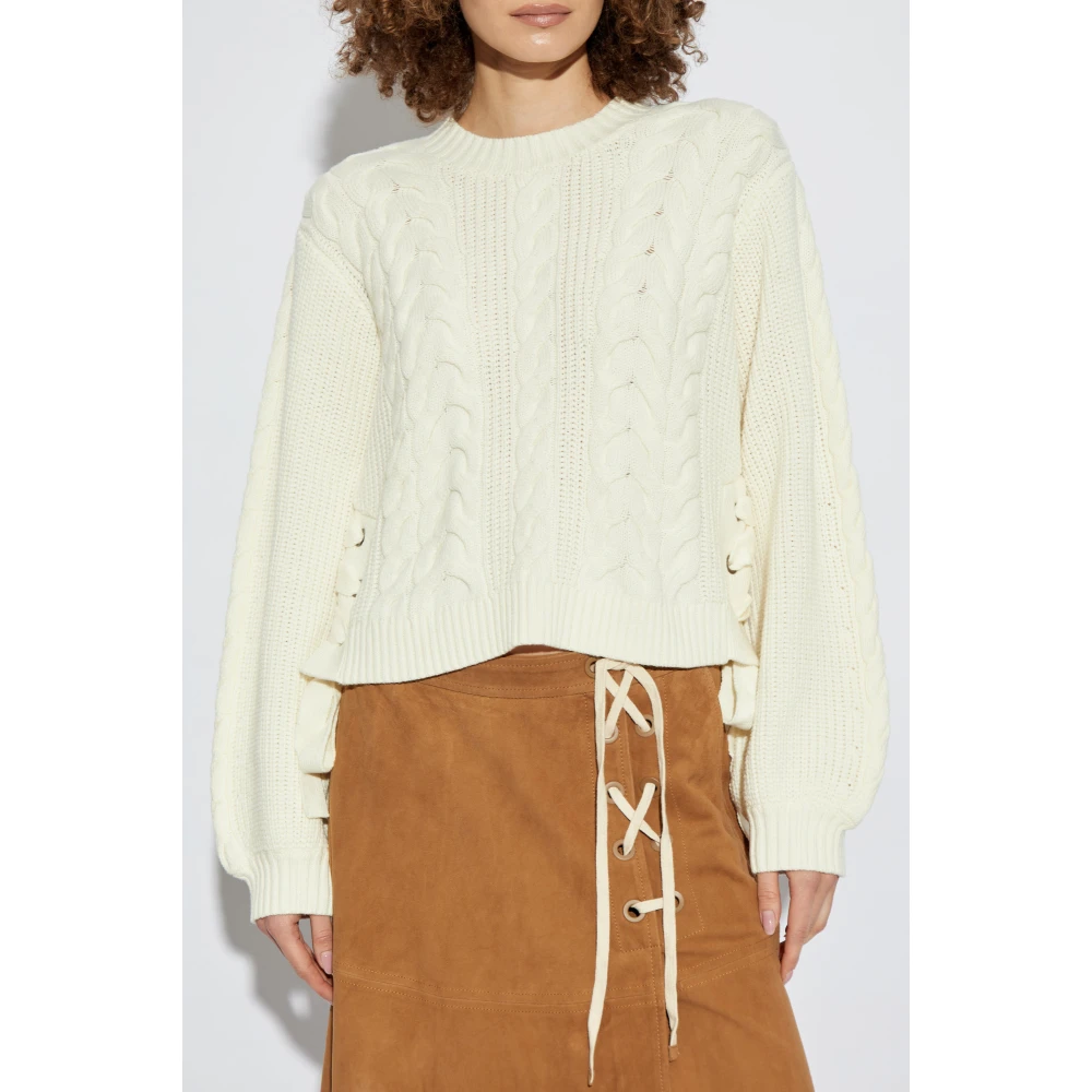 Munthe Sweater 'Fabricka' Beige Dames