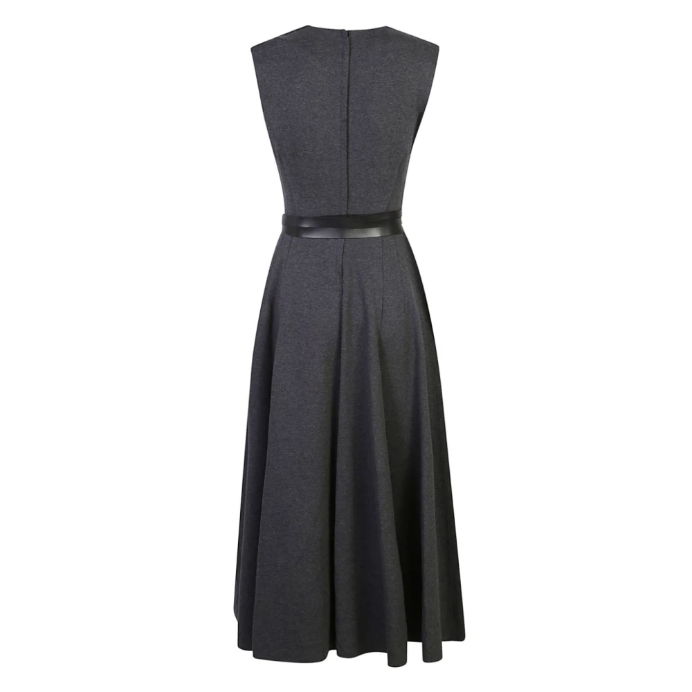 Norma Kamali Grijze Jurk voor Vrouwen Aw24 Gray Dames