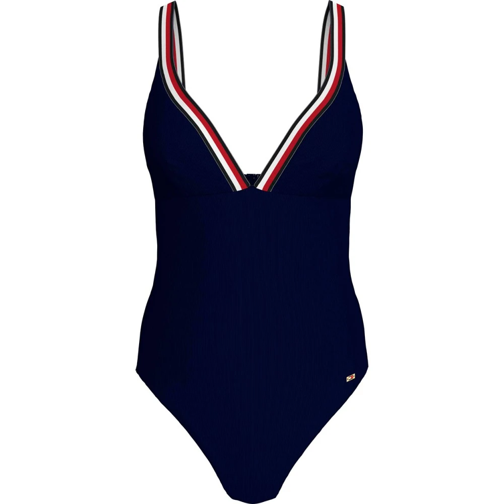 Tommy Hilfiger Swimwear Badpak met contrastkleurige randen