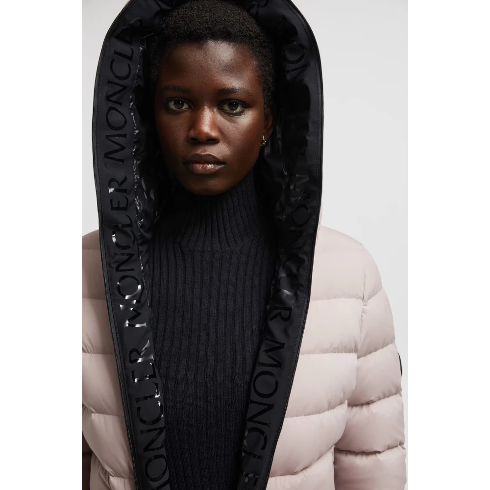 Moncler Vison Herb Donsjas Beige Dames