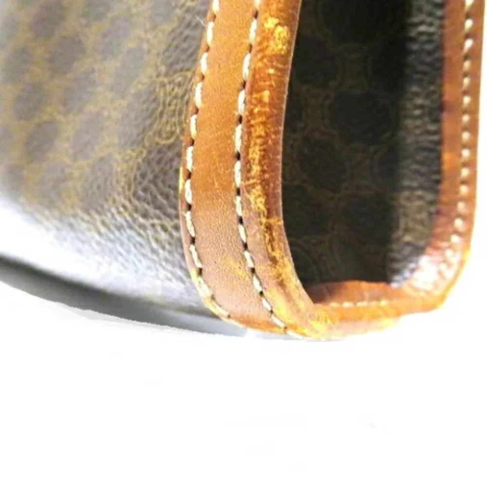 Celine Vintage Pre-owned Leather clutches Brown Dames