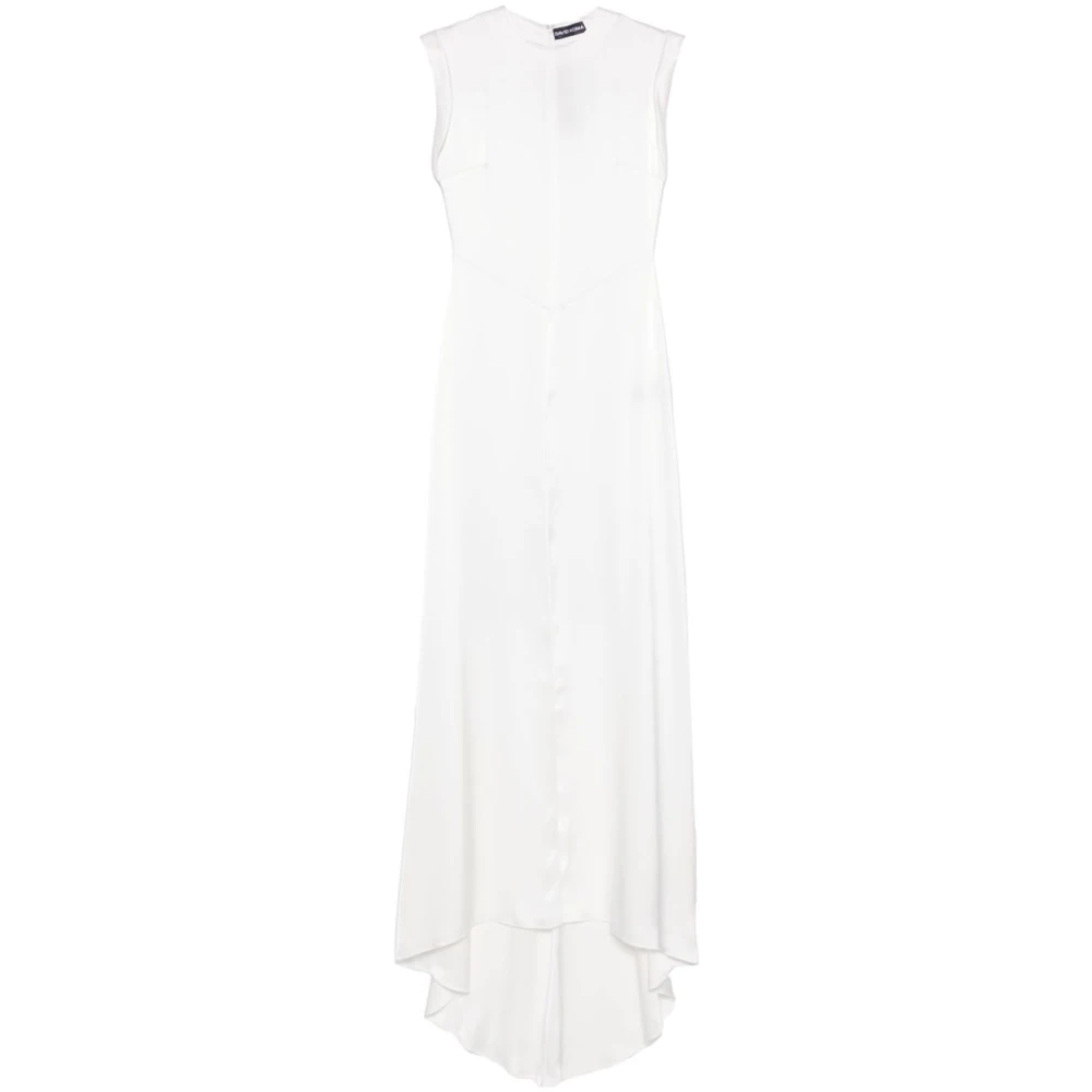 David Koma Satijnen Blouse Wit Shirt White Dames