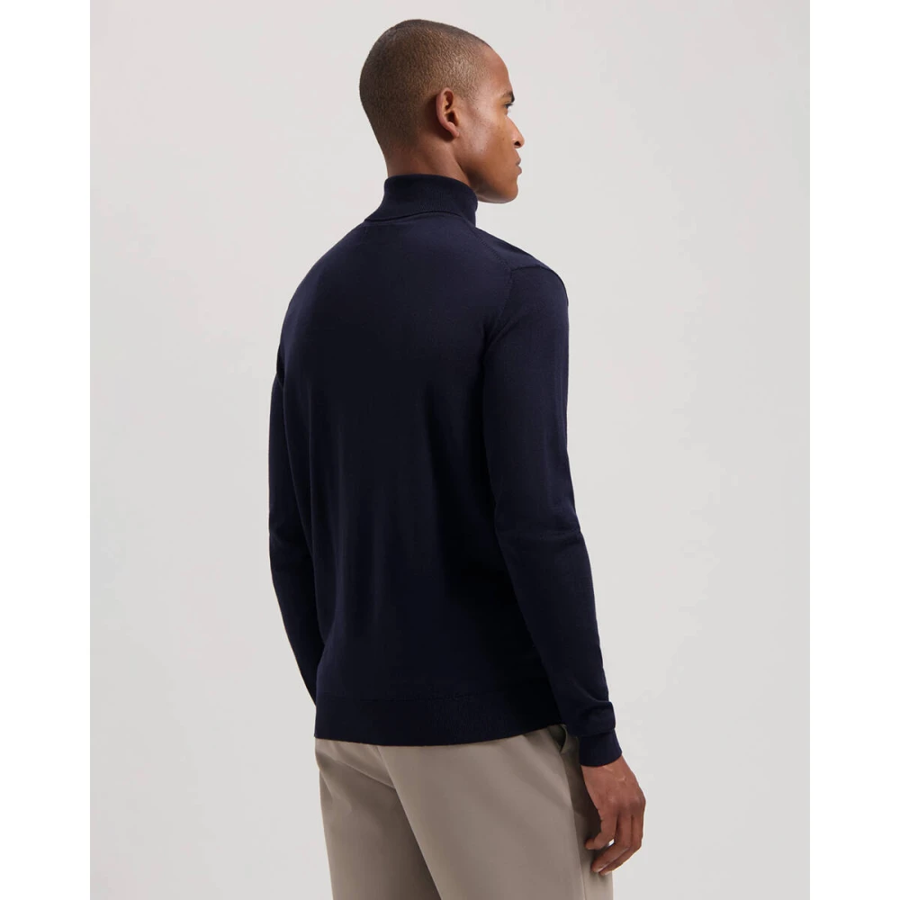 Dstrezzed Turtle Neck Pullover Blue Heren