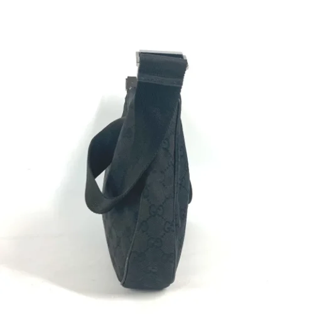 Gucci Vintage Pre-owned Canvas gucci-bags Black Heren