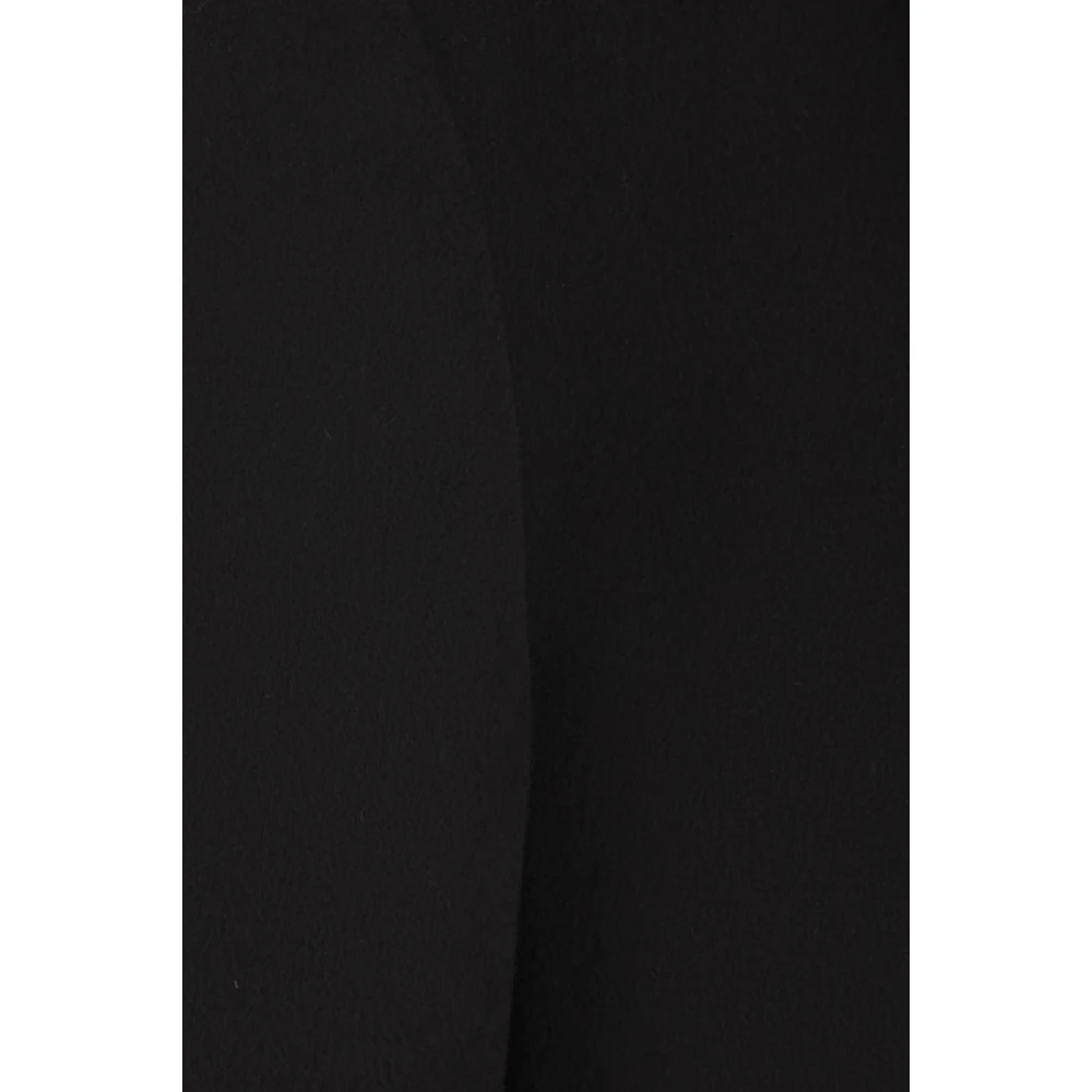 Ermenegildo Zegna Zwart Wol Kasjmier Jas Black Heren