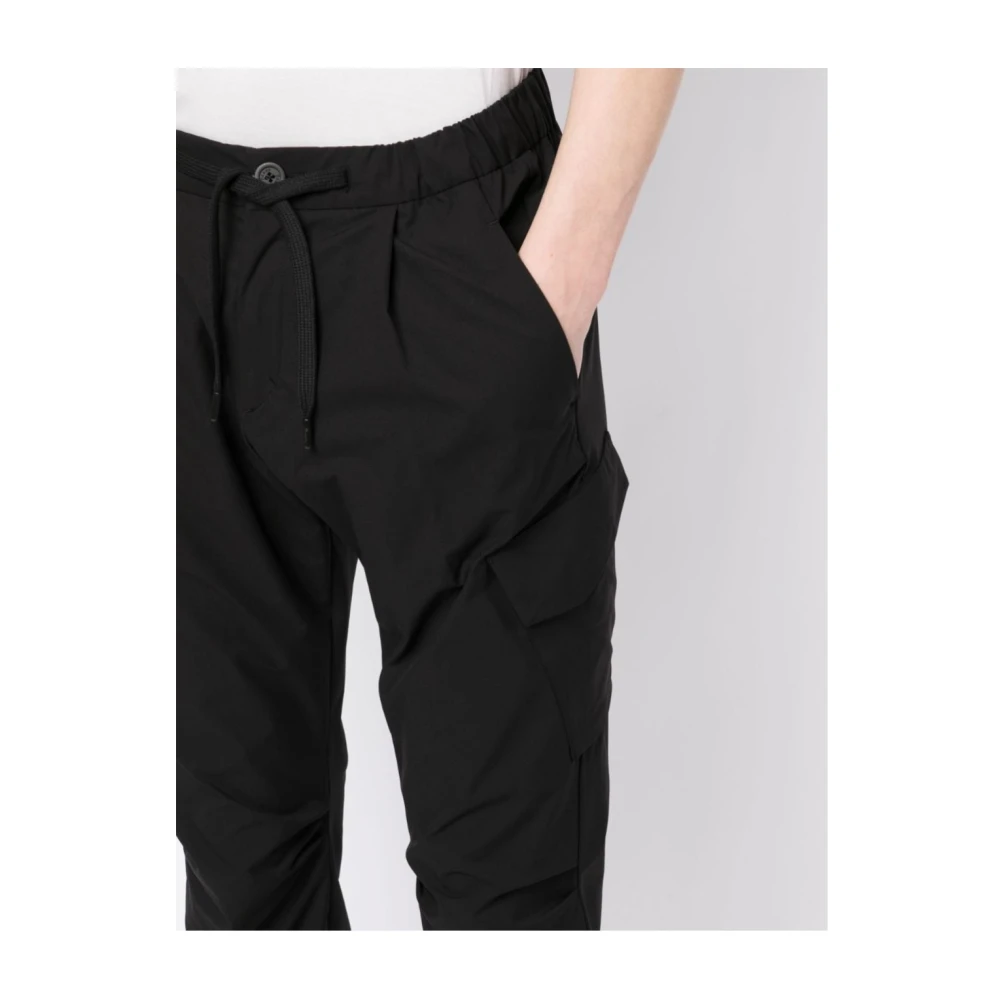 Herno Cropped Trousers met Style 9300 Black Heren