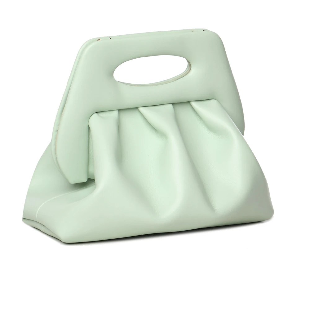 THEMOIRè Mint Groene Schoudertas met Uitgesneden Handvat Green Dames
