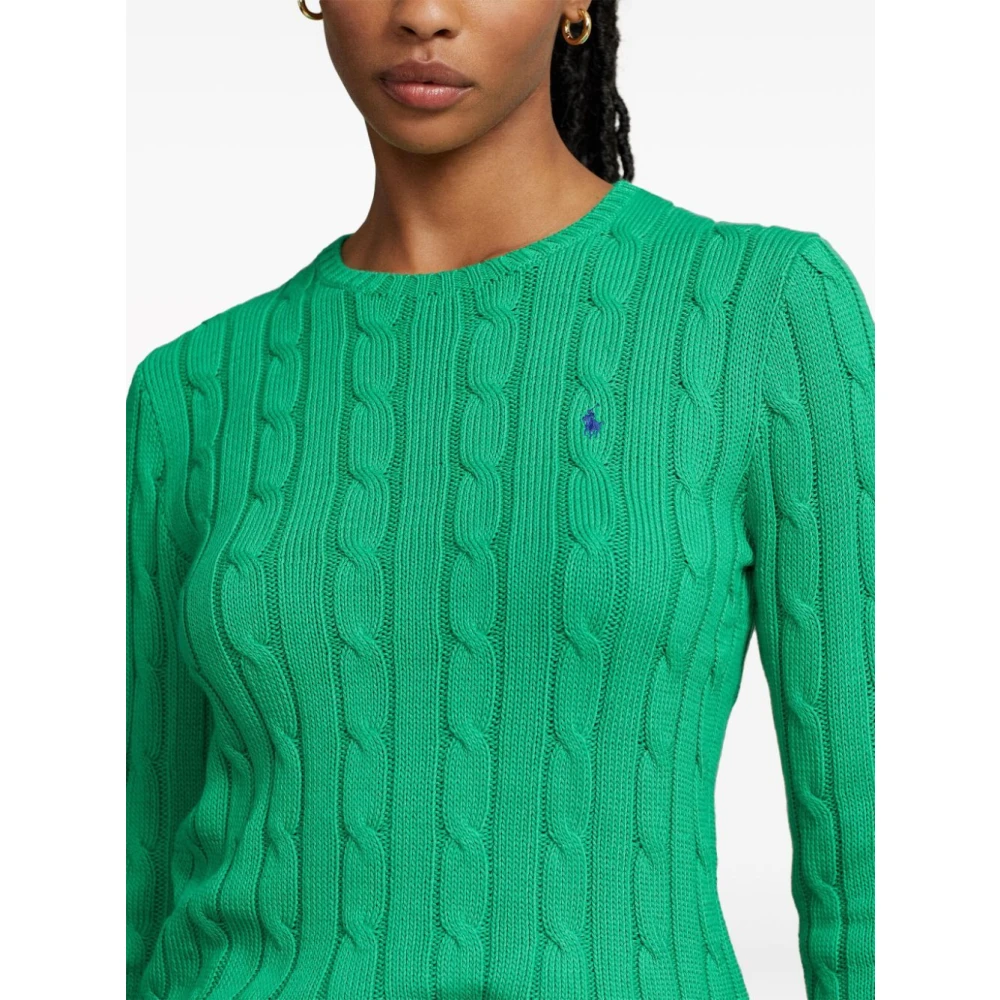 Ralph Lauren Rondgebreide trui Green Dames