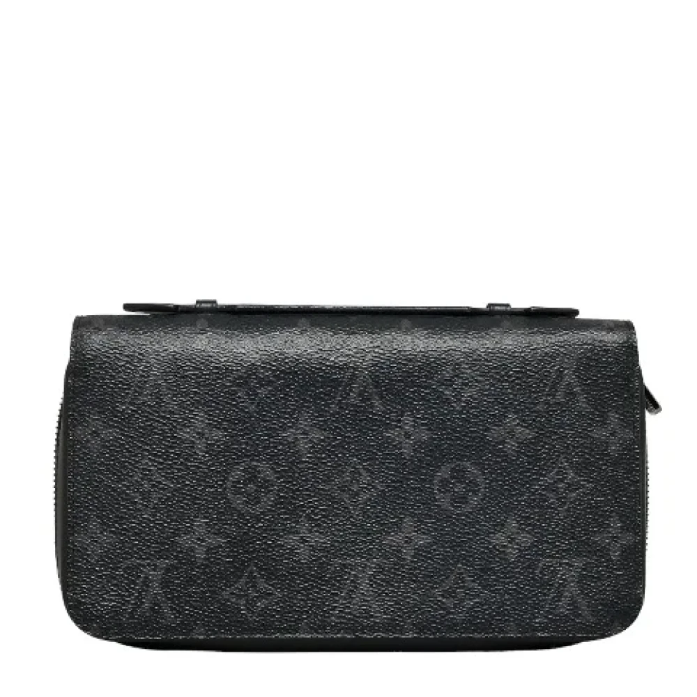 Louis Vuitton Vintage Pre-owned Canvas wallets Black Heren